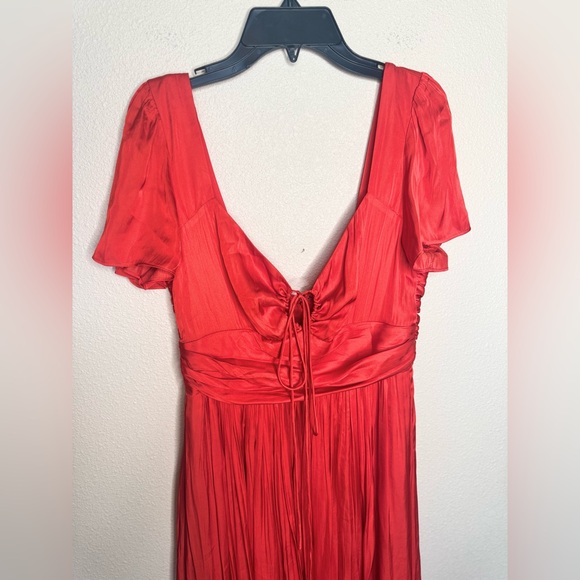 NWT J.Crew Collection flutter-sleeve maxi dress in luster georgette size 4 - Picture 6 of 8